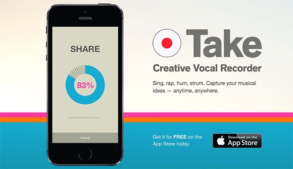 PropellerHeads Take Vocal Recording iOS App Free Image